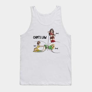 Ohms Law Electricity Tank Top